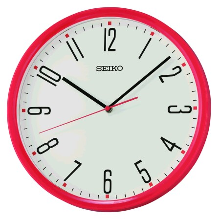 Horloge Murale Rouge et Blanche