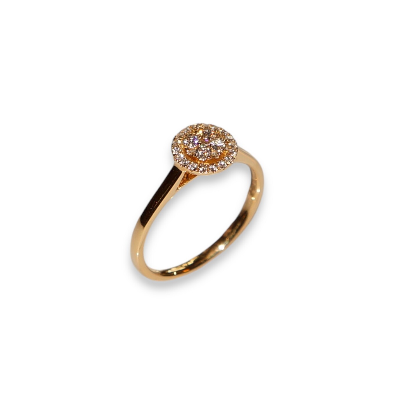 Bague Or Jaune Diamants