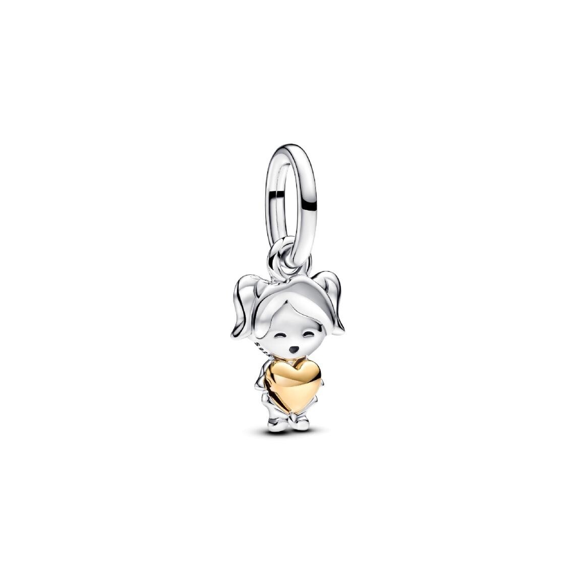 Charm Pendant Petite Fille Heureuse