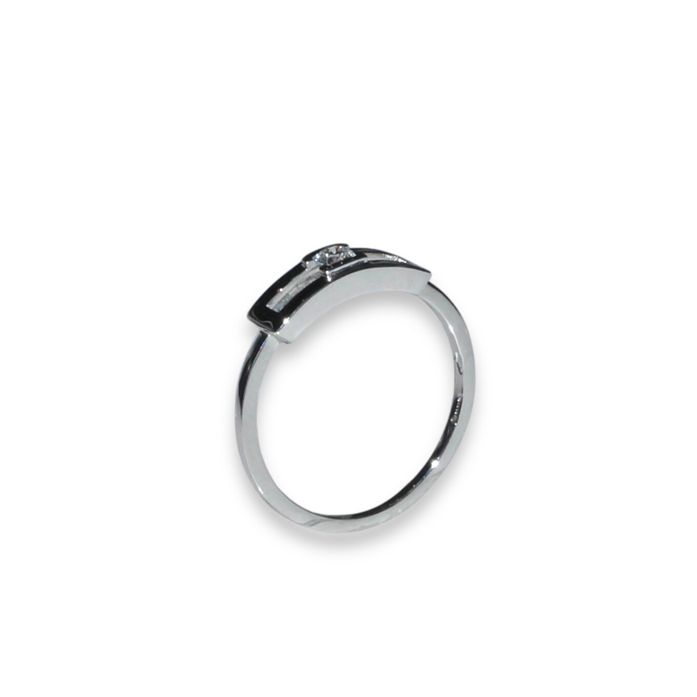 Collection Portofino - Bague Or blanc Diamants