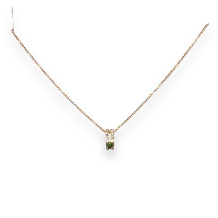 Collection Portofino - Collier Or Jaune Tsavorite et Diamants