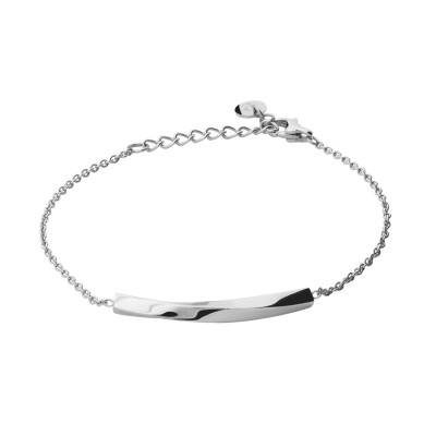 Bracelet Chaîne Femme ENTASIS Acier Argenté