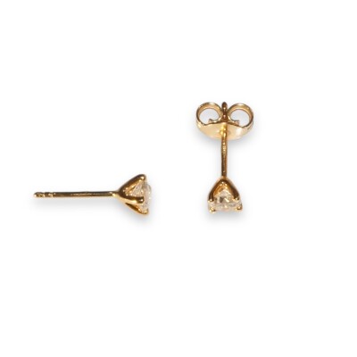 Boucles D’oreilles Clous Diamants 0.50ct