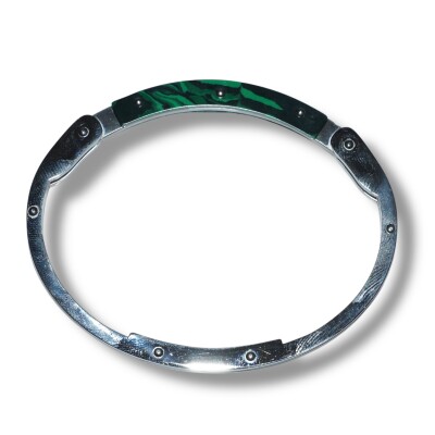 Bracelet COLLECTION ZEUS, Acier & Malachite