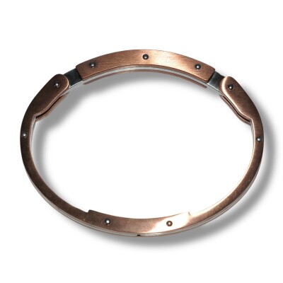Bracelet COLLECTION ZEUS, Acier Marron