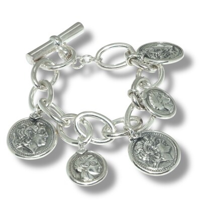 Bracelet Argent Pièces