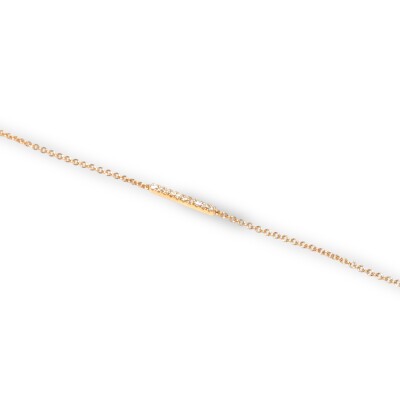 Bracelet Or Rose Diamants