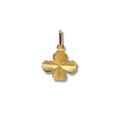Pendentif Trèfle, Or Jaune