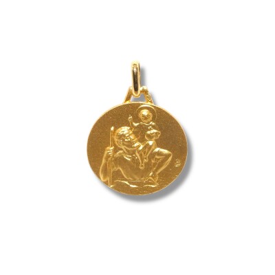 Médaille Saint Christophe, Or Jaune