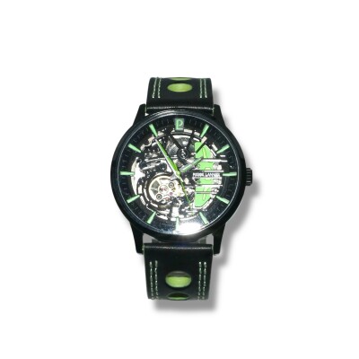 Montre Paddock Vert, Bracelet Cuir à Trou