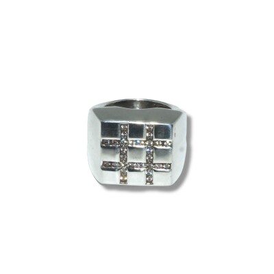 Bague Argent & Oxyde de Zirconium