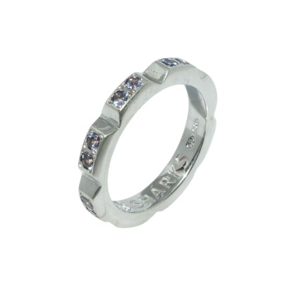 Bague Dolphins & Shark Tanzanite, Argent