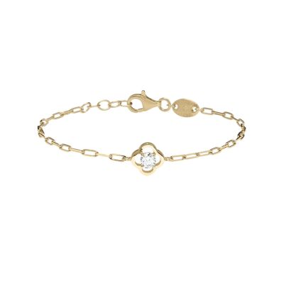 Bracelet solitaire doré – LÉGENDE