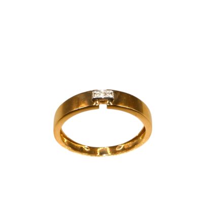Bague Diamants, Or Jaune