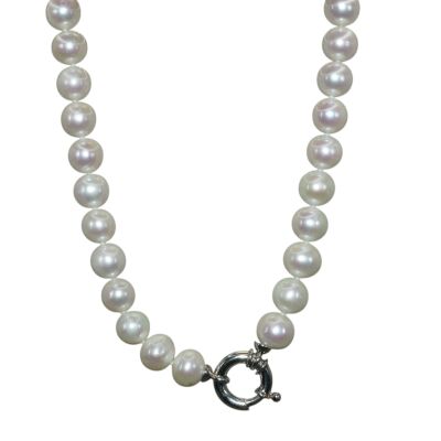 Collier Perle d’eau douce, Fermoir Argent