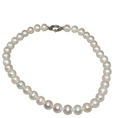Collier Perle d’eau douce, Fermoir Argent