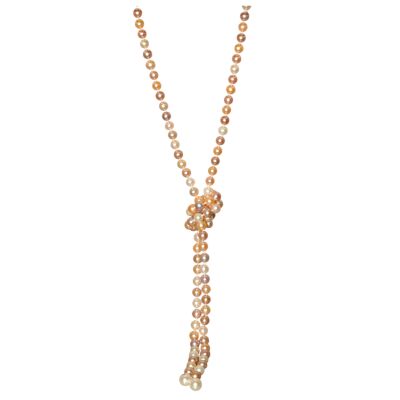 Collier Cravate Perles D’eau douces