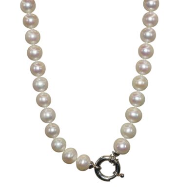 Collier Perle d’eau douce, Fermoir Argent