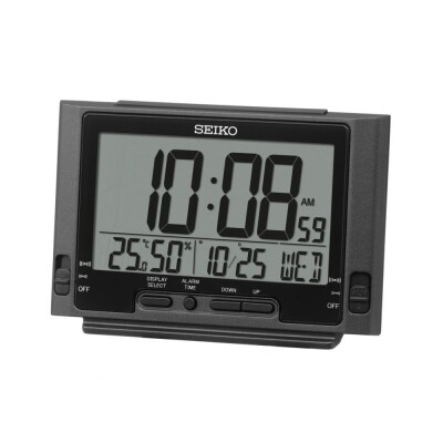 Réveil multifonctions noir