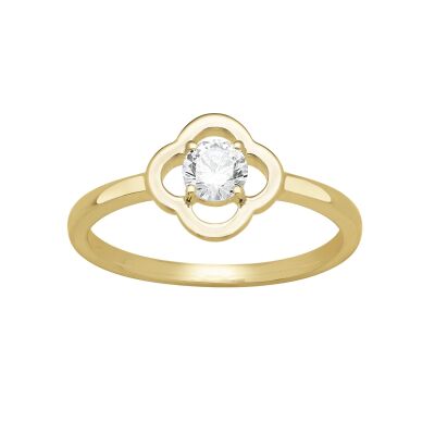 Bague solitaire Dorée- LÉGENDE