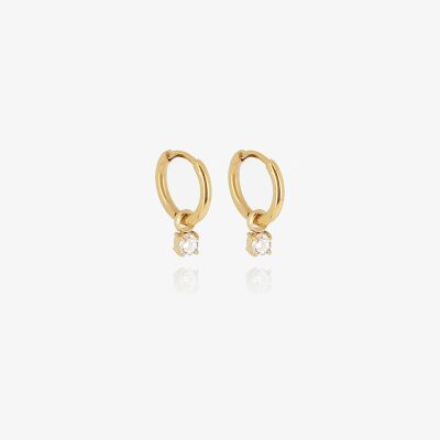 BOUCLE D'OREILLE Shine ACIER Zirconium