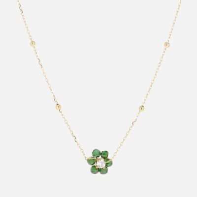 Collier Petalo, ACIER DORÉ