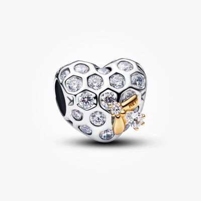 Charm Bridgerton Cœur Nid d'abeilles et Abeille