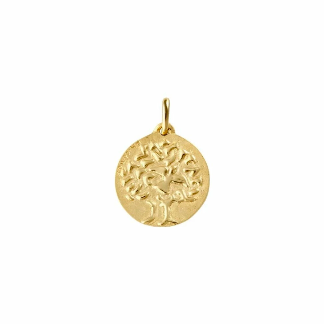 Médaille Mely Colombe en or jaune 19 mm