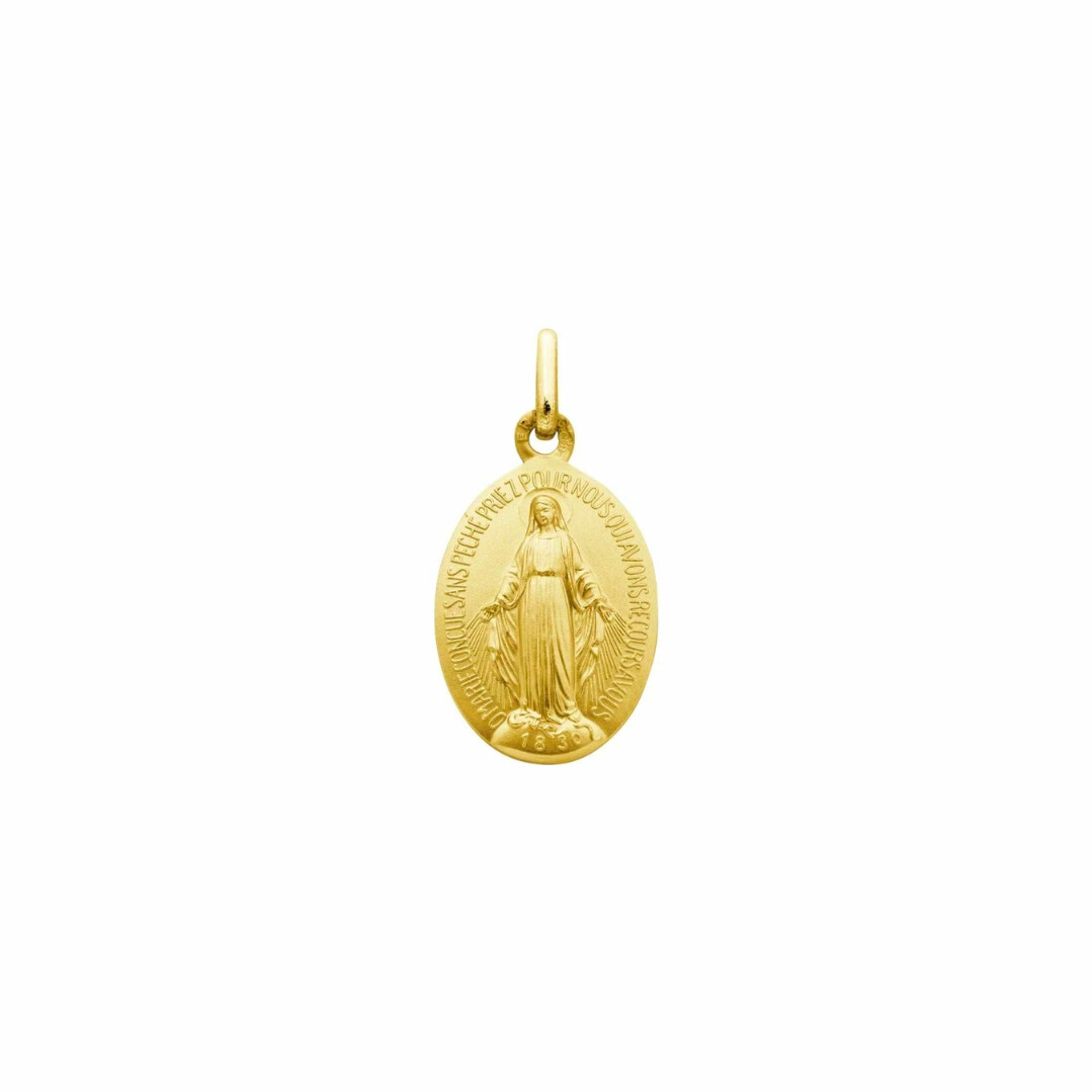Médaille Augis Miraculeuse en or jaune 17 mm