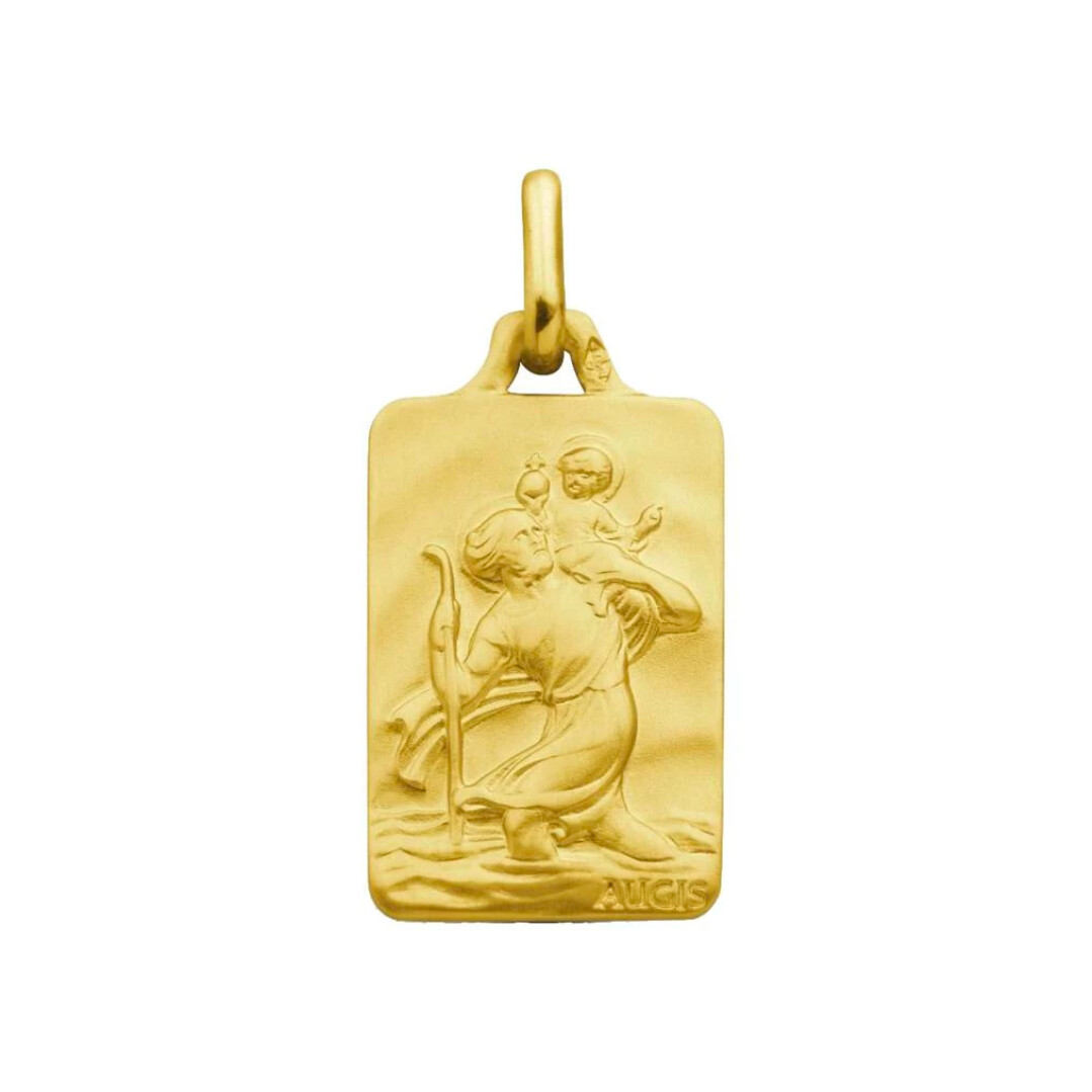 Médaille Augis Saint Christophe en or jaune