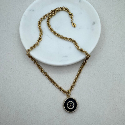 Collier upcyclé CHANEL