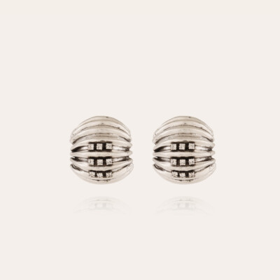 Boucles d'oreilles créoles Atik mini argentées