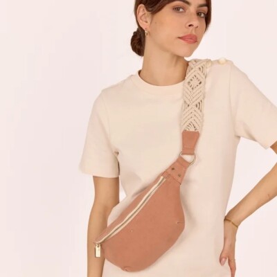 Sac Banane Nicole Peach
