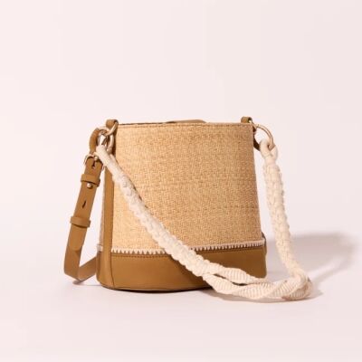Small Marlon Ocre Raphia