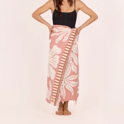 Fouta Colombe Rose