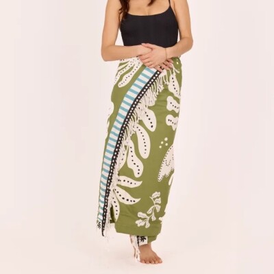 Fouta Colombe Olive
