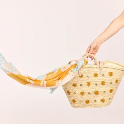 Panier Carmen Ocre
