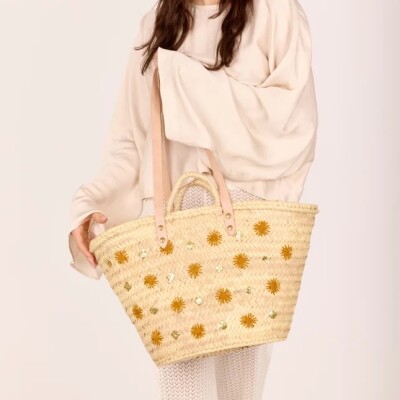 Panier Carmen Ocre