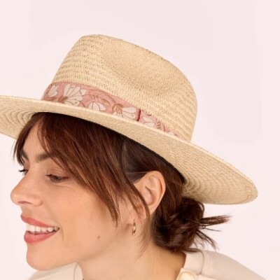 Chapeau Rosalie Rose