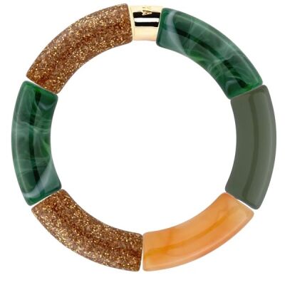 Bracelet Pipoca Verde-ouro 2