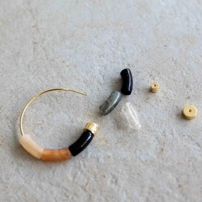 Boucles d'oreilles Bola - BLACK NIGHT