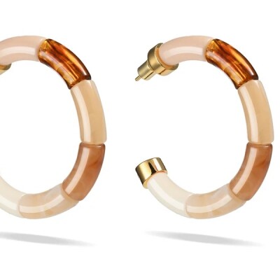 Boucles d'oreilles Bola - CAFÉ