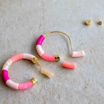 Boucles d'oreilles Bola - ROSA