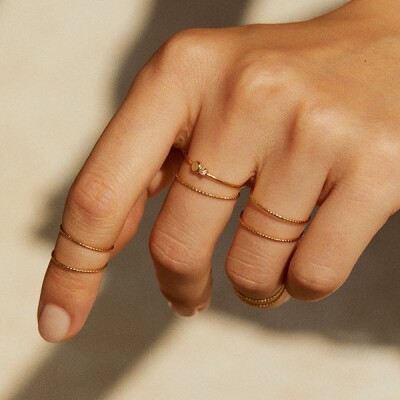 Bague double Ode Phalange