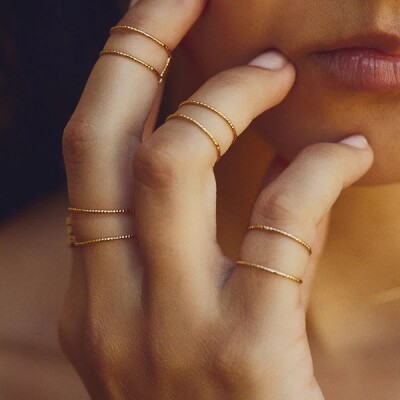 Bague double Ode Phalange