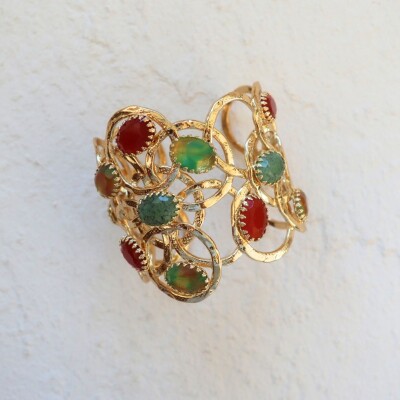Bracelet Olympie cabochons