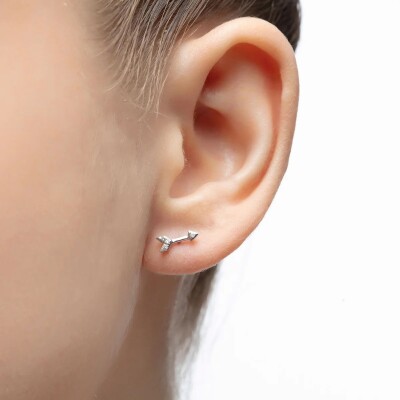 Puce Flèche Diamants