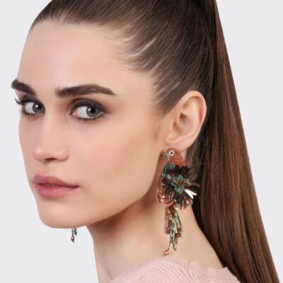 Boucles D’oreilles Parrot Nude