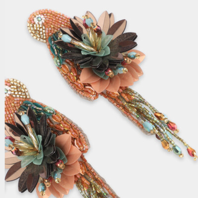 Boucles D’oreilles Parrot Nude