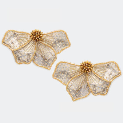 Boucles d'oreilles Peonie S Gold